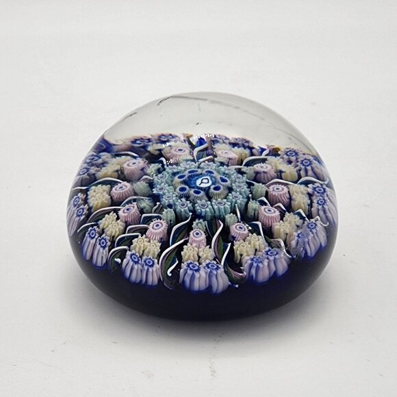 Perthshire Millefiori Glass Paperweight - Picture 2 of 4